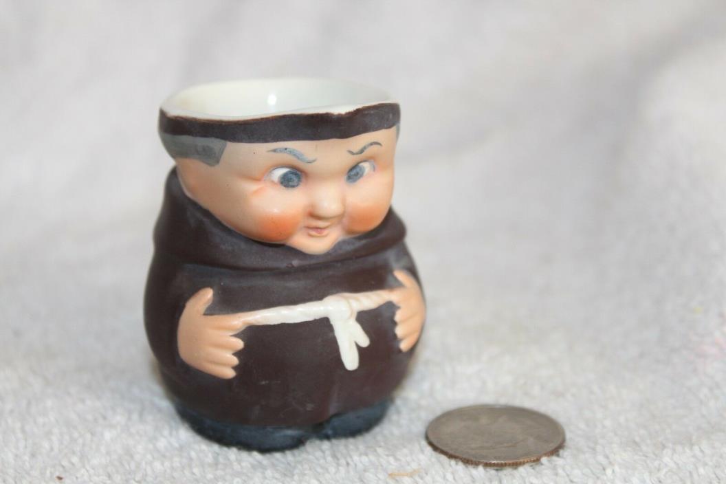 Vintage Goebel Friar Tuck Monk S 141 2/0 Creamer/Pitcher Western Germany