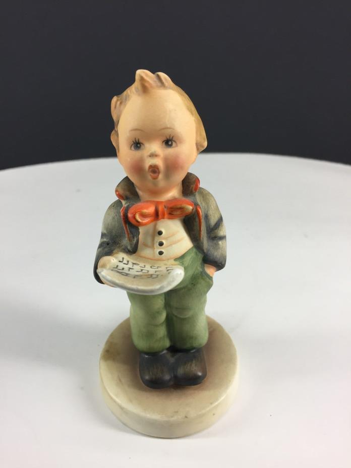 older Hummel Goebel Figurine lol  #135 Soloist, Full Bee, Boy Singing
