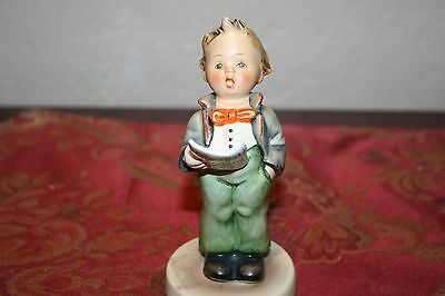 Vintage Authentic German Hummel Goebel Figurine Boy Singing dating 1999