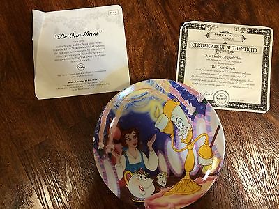 Disney Beauty Beast Collector Plate 