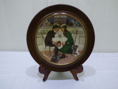 Edwin M. Knowles American Holiday's Collection Valentine's Day Framed Plate 1981