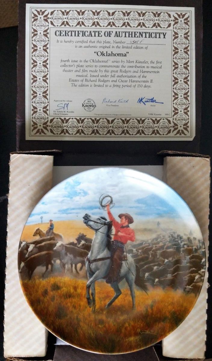 Rogers and Hammerstein's Oklahoma Collector's Plates