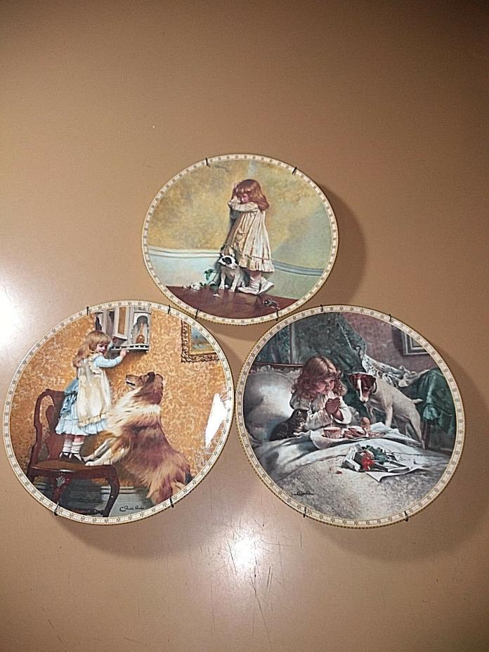 Lot of 3 Royal Doulton Collectors Series A Victorian Childhood With Certificates