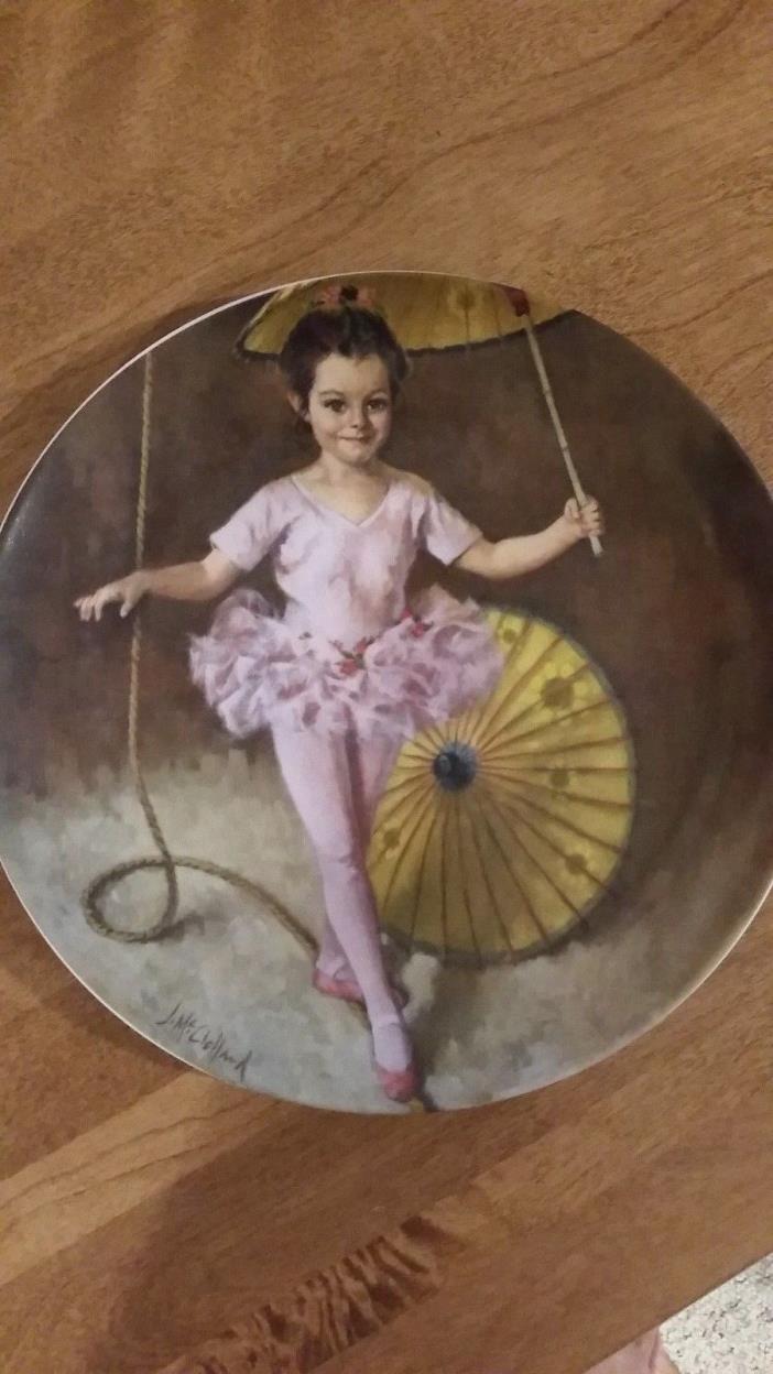 RECO 'Katie the Tightrope Walker' by John McClelland KNOWLES Collector Plate