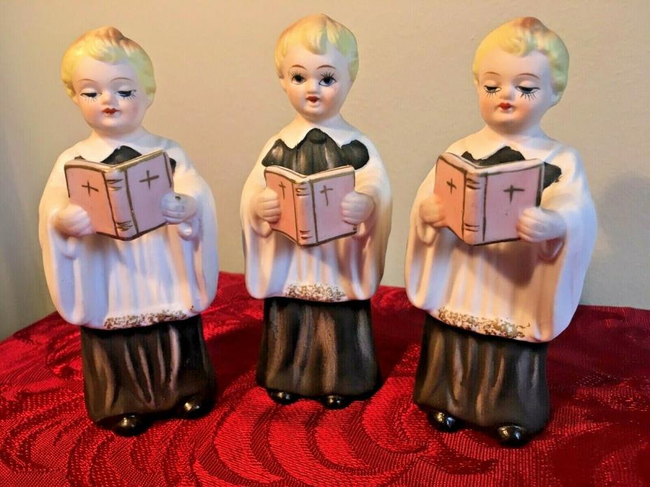 1950's LEFTON Christmas Easter Church Catholic Choir Boys Hymn Books and Robes