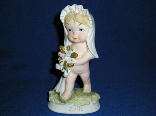 Vintage  Lefton Japan June Bride Figurine Rare KW331 RARE