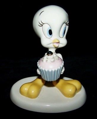 LENOX TWEETY FIGURINE MAY Birthstone Ivory-Porcelain 24-K Gold Accents Gift