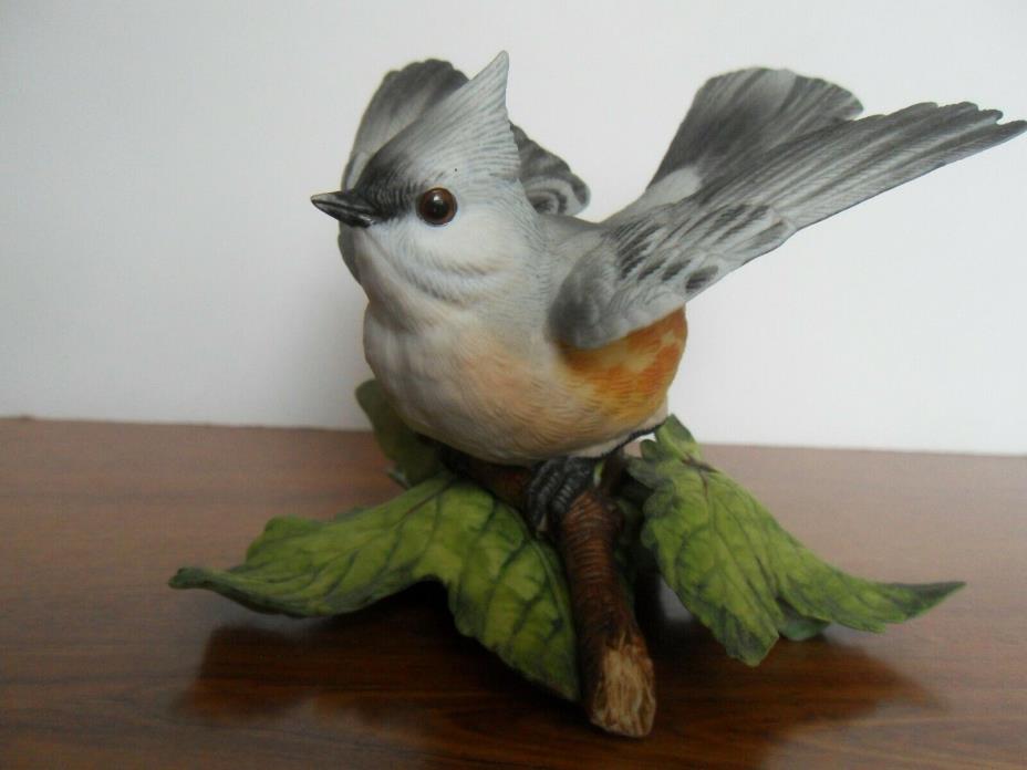 LENOX Garden Bird Tufted Titmouse Porcelain Bird Figurine Collection