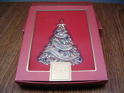 MINT COND LENOX PORCELAIN ORNAMENT 2006 OUR FIRST CHRISTMAS TREE ORNAMENT 760690