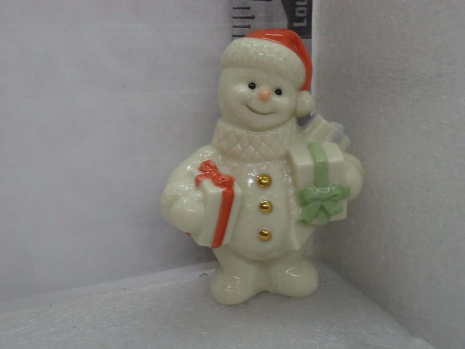 Lenox Snowman Bringing Gifts Figurine