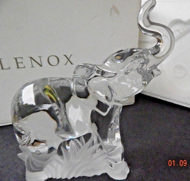 Lenox Crystal Elephant #1 ~ Made in German ~ #063289 ~ Standing