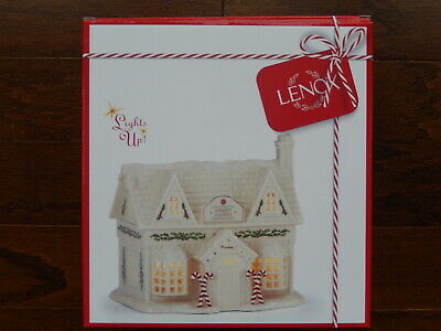 LENOX***HOLIDAY VILLAGE*** LIT SWEET SHOPPE ~ NEW IN LENOX GIFT BOX!!!