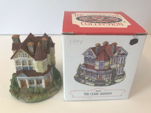 THE CLARK MANSION Liberty Falls Americana Collection House Figurine 1994 AH40