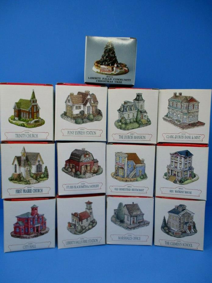 Liberty Falls Americana Collection Lot Of 13 New In Boxes