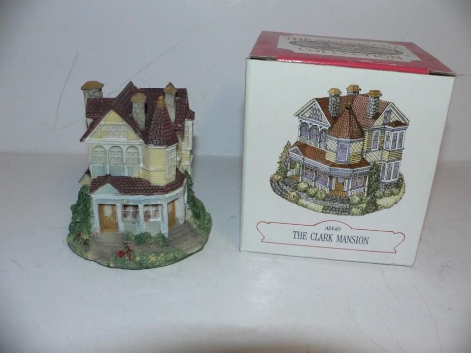 Liberty Falls Americana Collection Village AH-40 The Clark Mansion  1994 Vintage