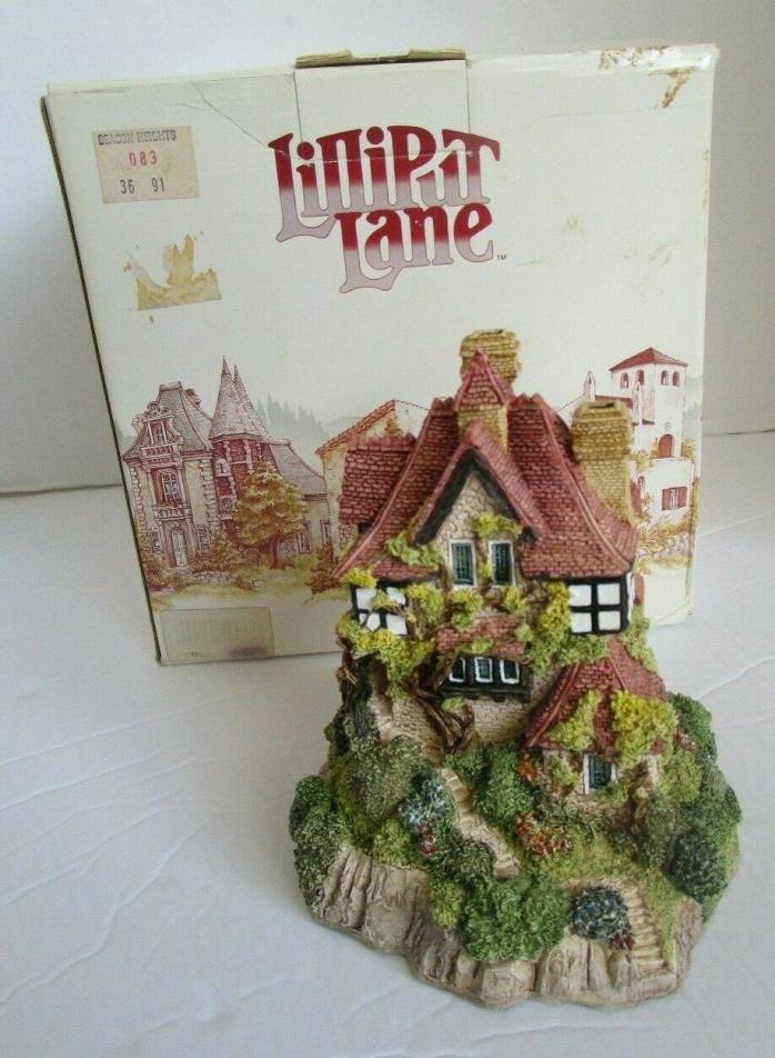 Signed Lilliput Lane Beacon Heights 1987 English Collection with Box