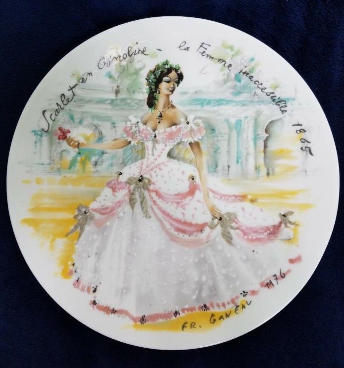 French Collector Plate Les Femmes Du Siecle 1865