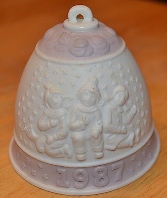 Annual Christmas Bell Lladro 1987 1st Issue 3 
