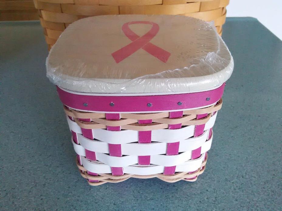 Longaberger 2016 Horizon of Hope Pink Basket Set Complete NEW Ready to ship!