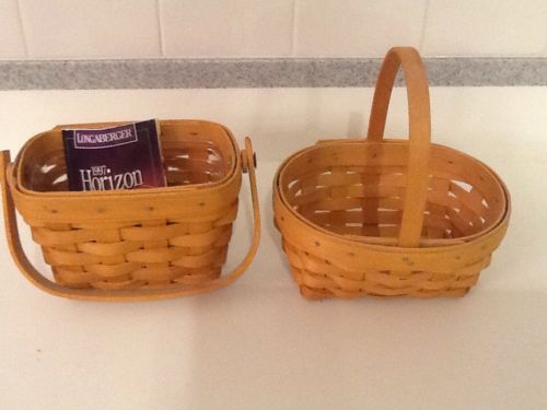 Longaberger Baskets Dresden OH 1997 1999 American Cancer Society Baskets Signed