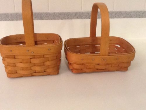 Longaberger Baskets Dresden OH 1995 1996 American Cancer Society Baskets Signed