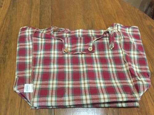 Longaberger Large Boardwalk Liner Orchard Plaid