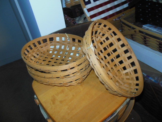 Longaberger One Warm Brown Dine Around Basket