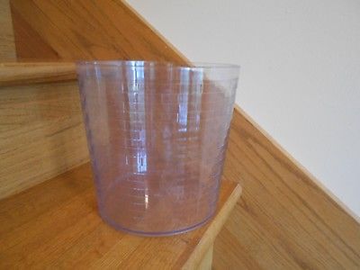 Longaberger Canister Protector Large Base only heavy clear *shipping included*