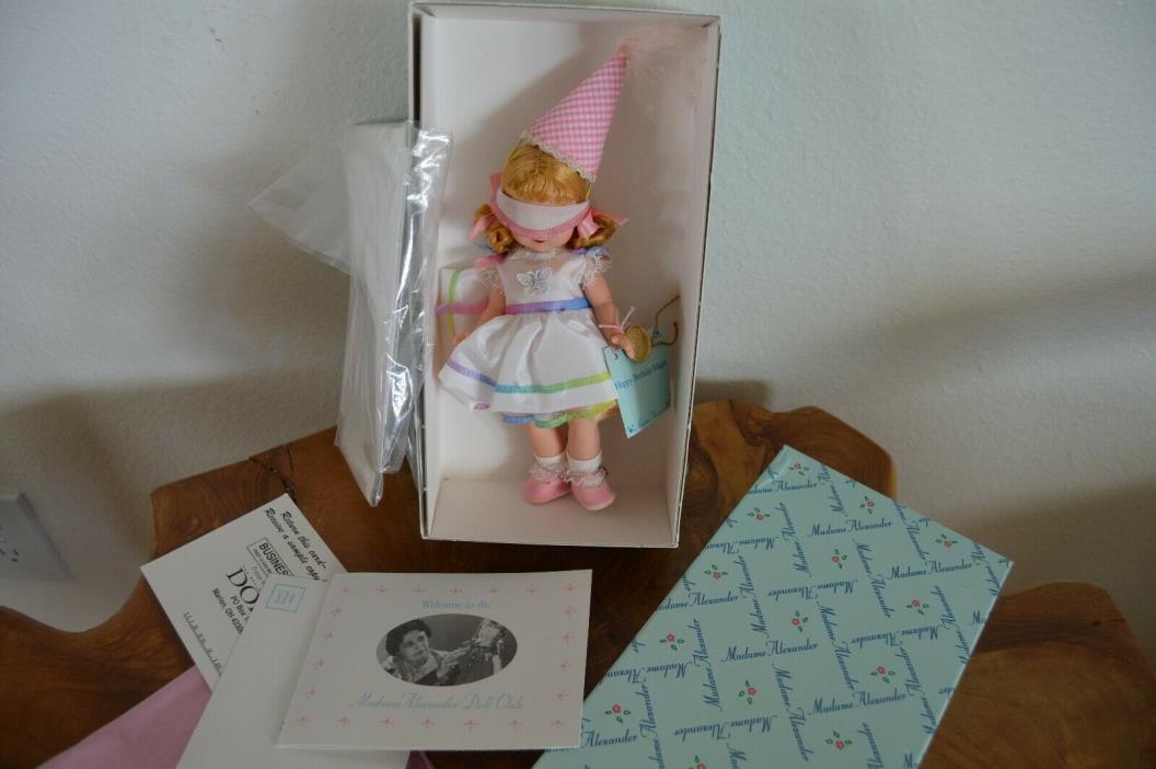 Madame Alexander Happy Birthday Maggie 21080 w Pin The Tail on Donkey Game NEW