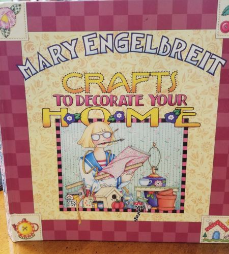 Mary Engelbreit Crafts to Decorate Your Home (1999, Spiral) Hardback Book 1st Ed