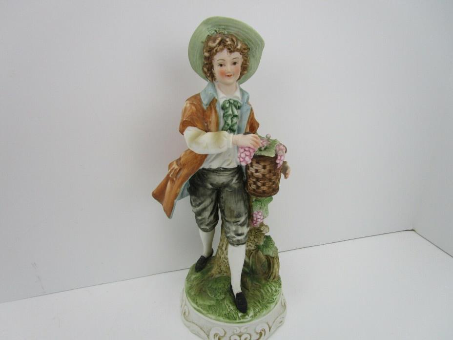 Vintage Napcoware Classic Gallery Collection #8567, Boy With Basket of Grapes 8