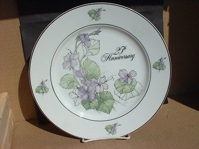 25th Anniversary Plate by Napco #2944
