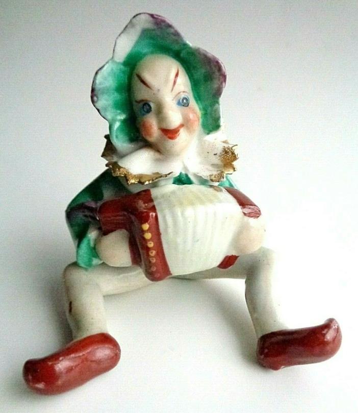 Vintage Elf/Pixie with Accordian Occupied Japan Note Flaw