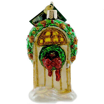 Old World Christmas WELCOME HOME Blown Glass Ornament Home Personalize 1St 20034