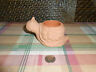 Decorative candle holder snail figurine design pottery