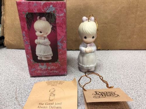Precious Moments 527165 Mom Girl ornament baby names Good Lord Always Delivers