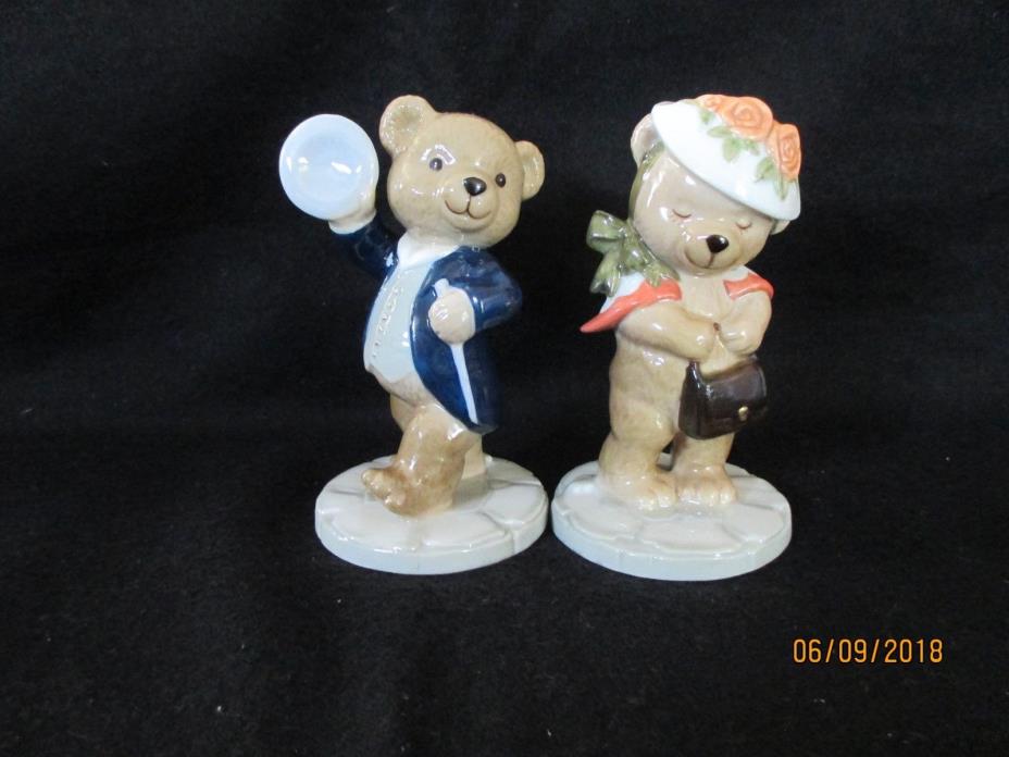 Bing and Grondahl, B & G--Teddy Bear Pair--1998--