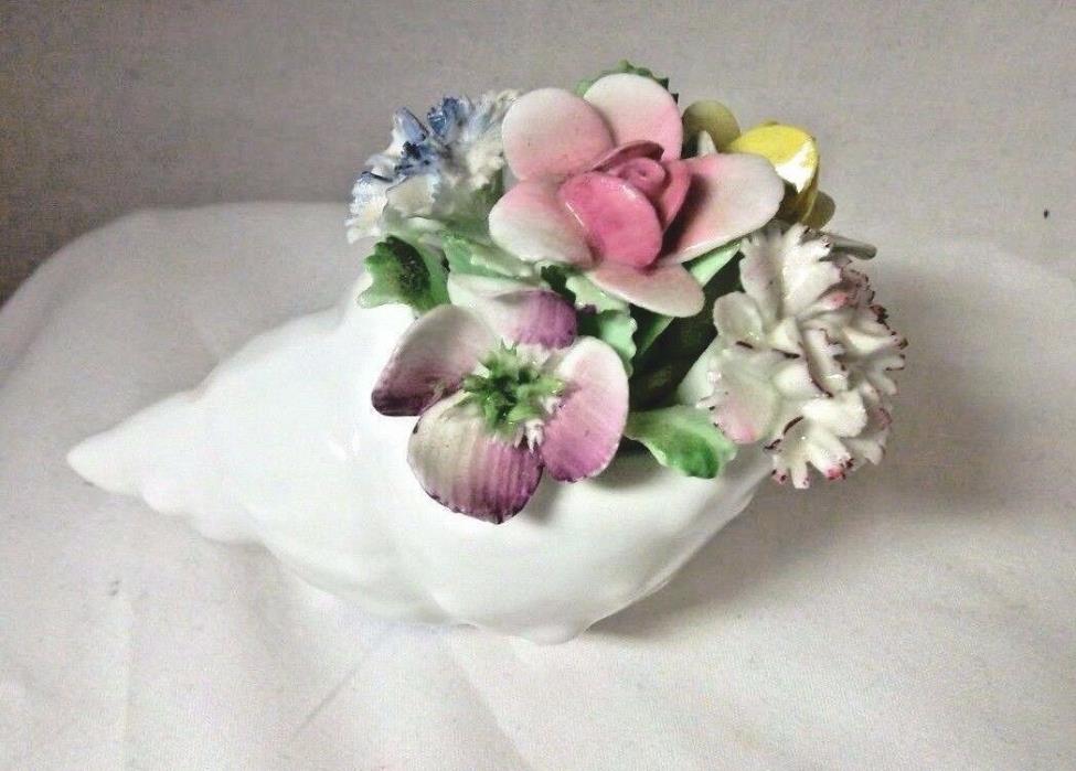 Royal Doulton Figurine England Shell with Flowers