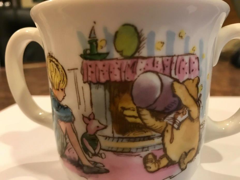 Royal Doulton England Disney Classic Winnie The Pooh Double Handled Child's Cup