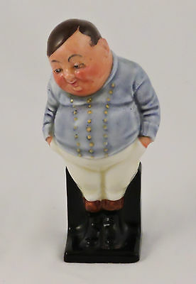Royal Doulton Mini Fat Boy Figurine DOULTON ENGLAND Statue Dickens Series 3 3/4