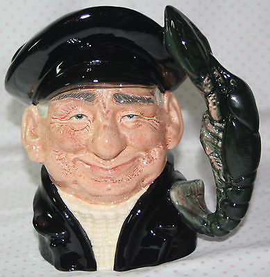 Royal Doulton Large Character Toby Jug LOBSTER MAN D6617  MINT COND