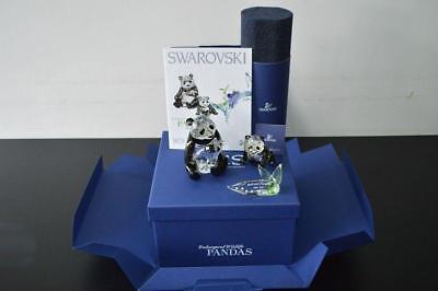 SWAROVSKI YEARLY SCS PIECE PANDAS-RETIRED 2008-MINT IN BOX