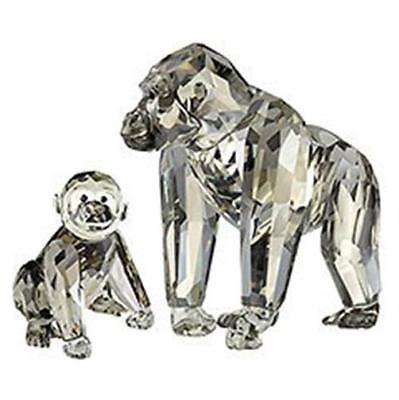 SWAROVSKI YEARLY SCS PIECE GORILLAS-MINT IN BOX-RETIRED 2009