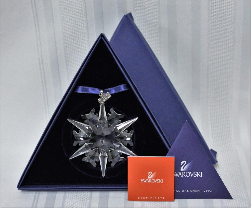 Swarovski Crystal 2002 Annual Edition Christmas Ornament 288802
