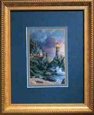 Thomas Kinkade BRAND NEW Gold ROCK OF SALVATION Gift Print