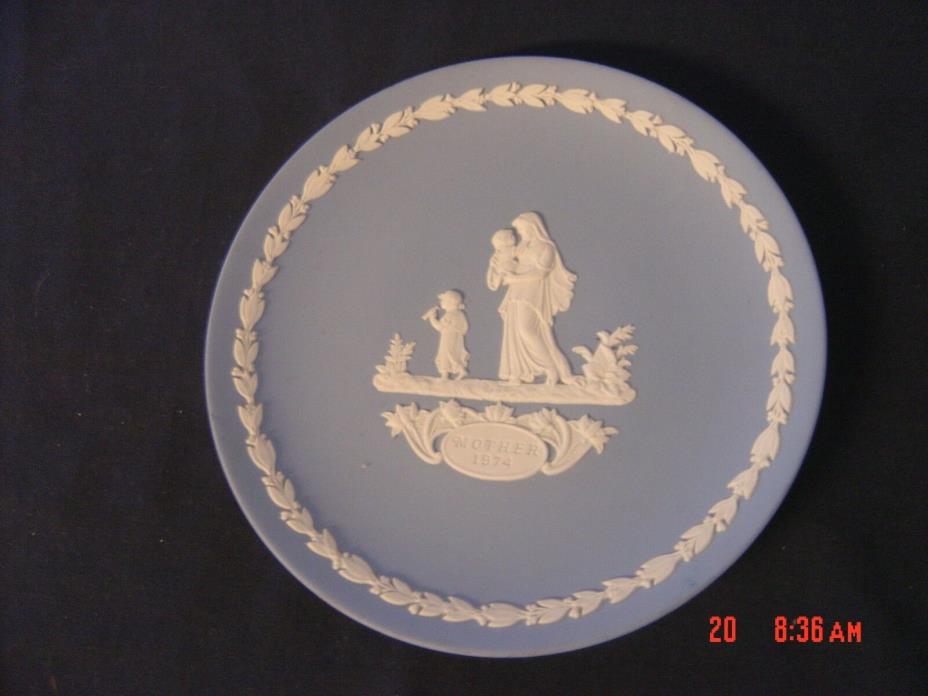 Vintage Wedgwood BLUE  Jasperware Plate Dish 