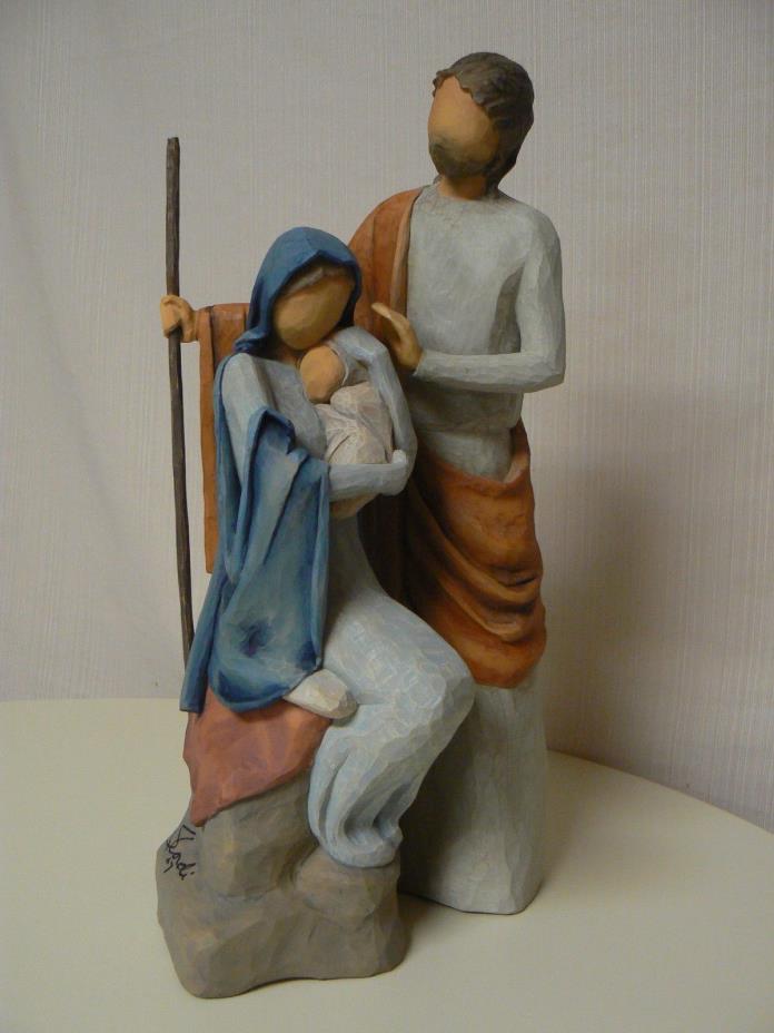 DEMDACO WILLOW TREE THE CHRISTMAS STORY HER NAME IS MARY SIGNED FIGURINE