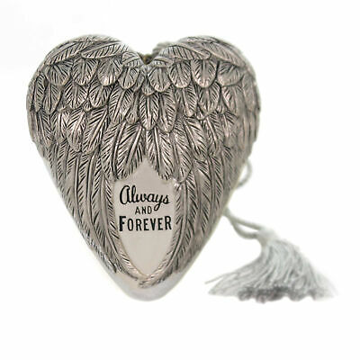 Home Decor ALWAY & FOREVER WINGS ART HEART Polyresin Sculpted 1003480130