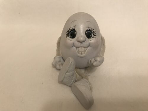 Ceramic Noggin Egg Face Character for Easter