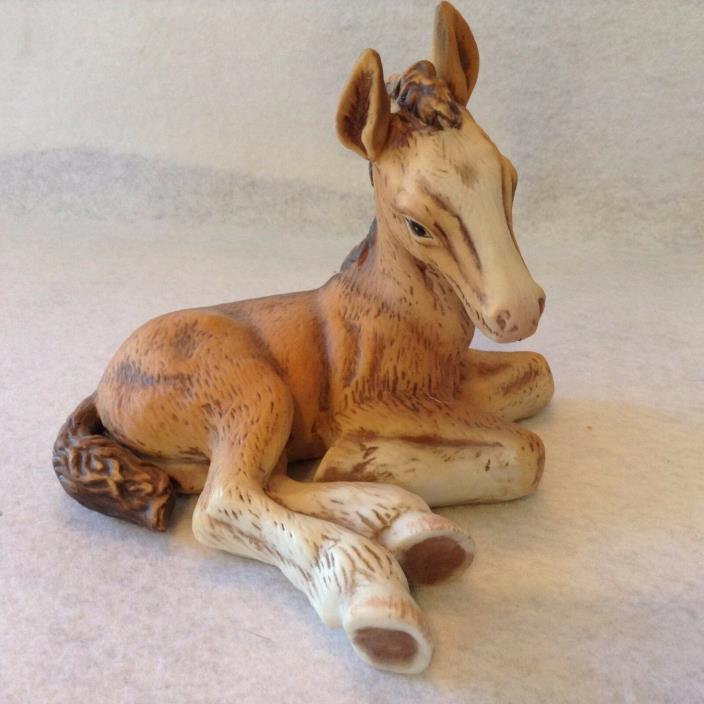 Roger J Brown Porcelain Sculpture Buddy The Clydesdale Foal, Limited Edition